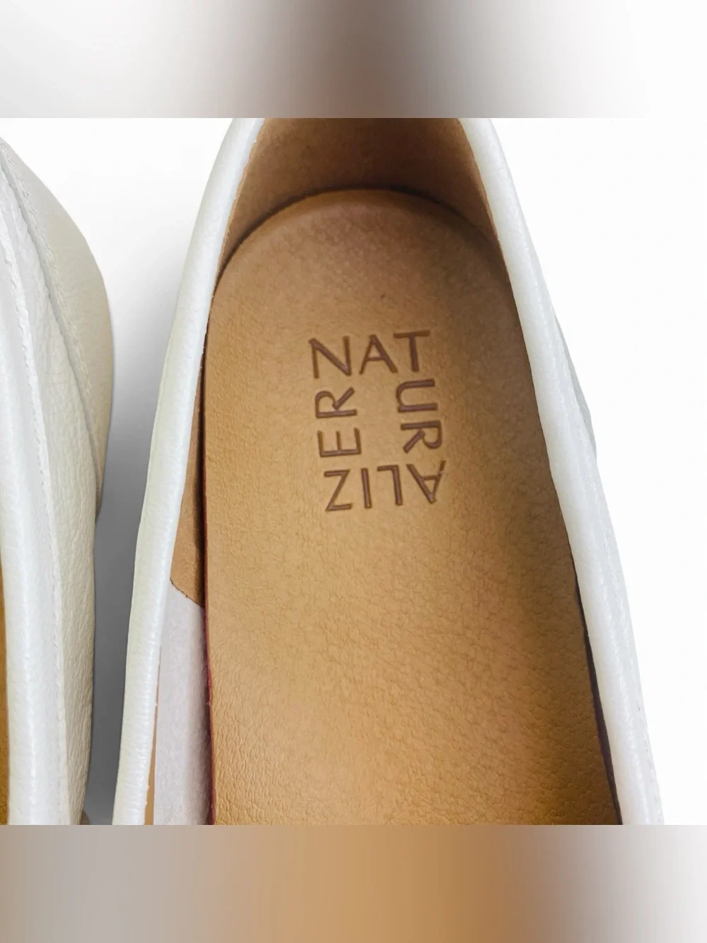 Naturalizer Women's Kateri Bit Loafer Warm White Leather 8M Quiet Luxury Preppy